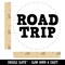 Road Trip Fun Text Self-Inking Rubber Stamp for Stamping Crafting Planners